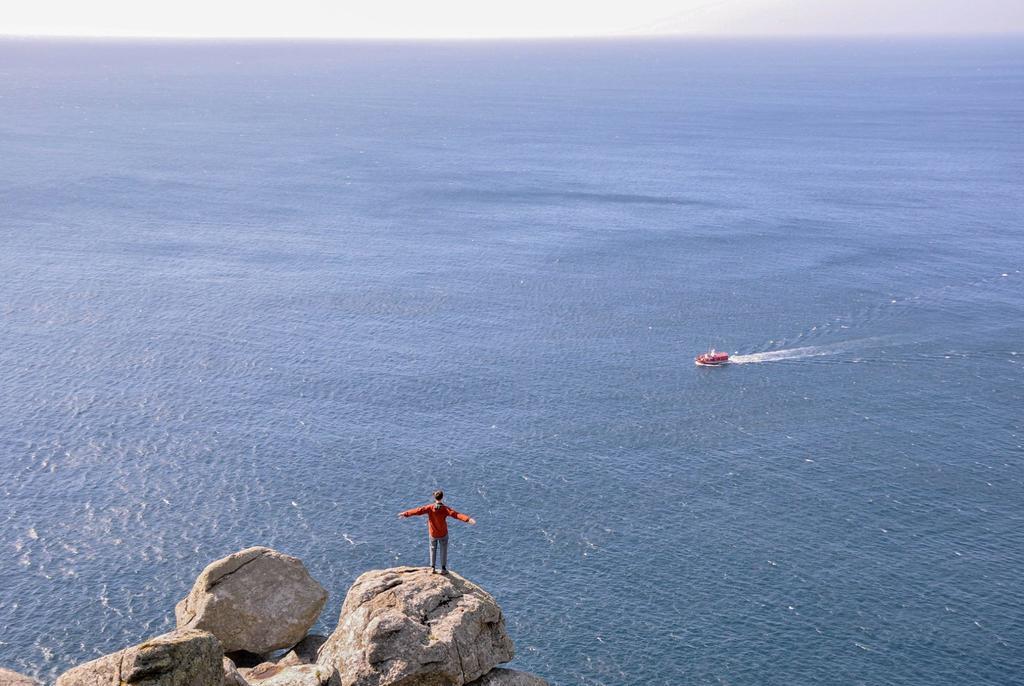 Apartamento Paseo Del Puerto Finisterre Dış mekan fotoğraf