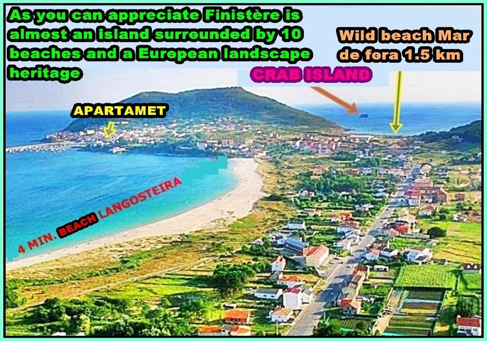 Apartamento Paseo Del Puerto Finisterre Dış mekan fotoğraf