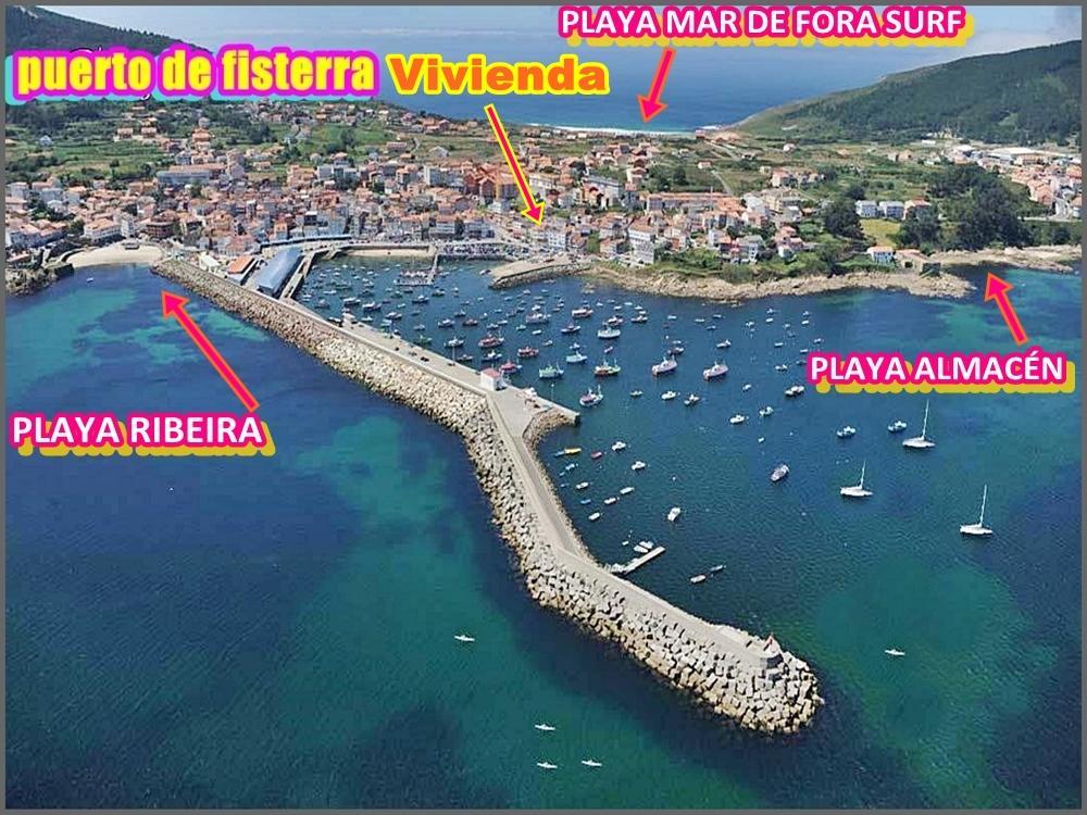 Apartamento Paseo Del Puerto Finisterre Dış mekan fotoğraf
